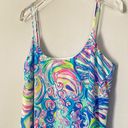 Lilly Pulitzer  Dress Medium Zanna Silk in Guilty Pleasure Bright Sundress Ruffle Photo 11