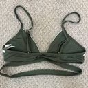 l*space Olive Green Bikini Top Photo 1