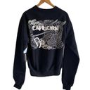 Good American  Capricorn Zodiac Sweatshirt in Black XS NWT Photo 7