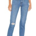 Levi's  PREMIUM DENIM Women's 30 Wedgie Icon Ankle Jeans Distressed Denim Blue Photo 14