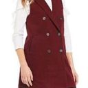 J. McLaughlin  burgundy Nova Double Breasted Notch Collar Vest size XS Photo 1