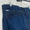 Cinch  Lynden Boot Cut Jeans Slim Fit Wester Dark Wash Distressed Size 31/11 R Photo 6