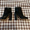 Black Heel Boots Size 5 Photo 1