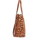 Madewell NWT  Transport Tote Animal Print Calf Hair Leather Bag Tan Camel & Ivory Photo 3