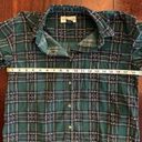 The Limited Vintage  women’s corduroy button up plaid shirt size 14 Photo 5