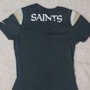 Nike  nfl team apparel womes S new orleans saints football tee shirt Photo 3