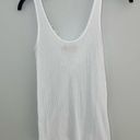 Hollister White Ribbed Floral Lace Tank Top Size Small Photo 1