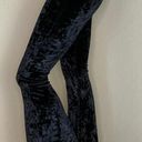 Daisy Del Sol Black Velvet High Rise Flare Bell Bottom Pants Photo 1