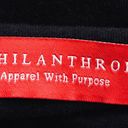 n:philanthropy  Dress Golden Wrap Skirt Sleeveless Side Tie Black Women's Size M Photo 9