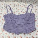 Tic Toc Purple Corset Top Photo 0