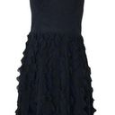 White House | Black Market  Elegant
Black Halter Neck Dress with Tiered Ruffles 10 Photo 0