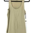 W By Worth  Tank Top Women's Size 2 Beige U-Neck Sleeveless Casual NEW Photo 0