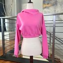 Naked Wardrobe French Terry Hoodie In Bubblegum Pink Photo 1