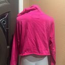 Calvin Klein Jeans  pink cropped hoodie Photo 4