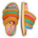 Farm Rio  Colorful Toucan Crotchet Anatomic Sandal Photo 1