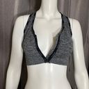 Bebe Sport Women's Front Zip Seamless Mini Logo Tape Sports Bra Photo 3