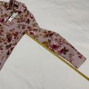 T Tahari Pink Floral Long Sleeve Button Up Blouse Top Sz XS NWT MSRP $68 Photo 5