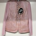 Peter Nygard NWT Vintage Nygard Dusty Rise Quilted Leather and Rayon Barbie Jacket Photo 0