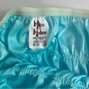 Vintage High Rise Ruffle Bloomers Medium Teal Blue 1970s Photo 3