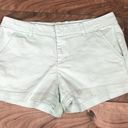 Harper  Light Green Chino Shorts Size 29/8 Pockets Rolled Cuff Photo 0