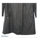 London Fog  Waterproof Black Trench Coat Jacket size Medium Photo 8