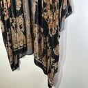 Pants Store burnout velvet ruana floral‎ flowy boho kimono gray grey one size Size undefined Photo 4