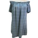 Abercrombie & Fitch  Chambray Off the Shoulders  Short Sleeves Dress Size S Photo 0