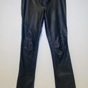 Laundry by Shelli Segal Y2K Pants  Black Leather Pants SIZE 6 Photo 0