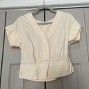 Madewell Pleated Short-Sleeve Top Photo 2