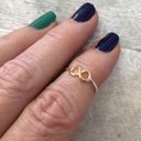 infinity  sterling silver golf toe/midi ring Photo 1