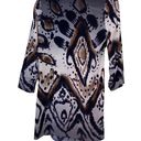 Tracy Reese Plenty By  Graphic Silk Dress Size Medium Photo 5