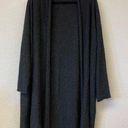 The Row  Cashmere Silk Open Front Cardigan Small Black Photo 0