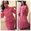 70s bubblegum duster robe Pink Size 14 Photo 1