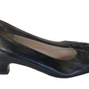 Salvatore Ferragamo  Vintage Black leather slip on pumps Size 10 Narrow Photo 9