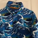 Patagonia Men’s XS / Women’s S  Snap-T Hokusai Wave Fitz Roy Synchilla Fleece Photo 1