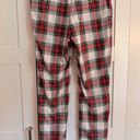 Tommy Hilfiger , Red, Green, & White Plaid Pull On Pants, Size 30 🎄 Photo 1