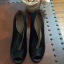 Pour La Victoire  black gold heel pumps sz 9 1/2 Photo 0