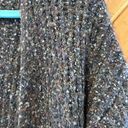 Universal Threads Universal thread wool blend chunky knit gray multi colored long cardigan Photo 2