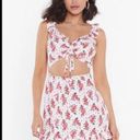 Nasty Gal Floral Cut Out Dress  Photo 1