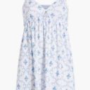 Hill House  Home The Aurora Organic Cotton Sleep Dress in Blue Trellis Large NWT Photo 0