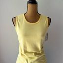 Krass&co Vintage 90s EEIKA &  Yellow and White Sleeveless Stripe Top Tank Top Size M Photo 3