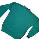 Jordache Vintage 90s  heart print green sweater Photo 3