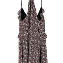 Lush Clothing NWT Lush Black Red Multi Floral Mini Halter Dress Medium Photo 2