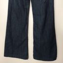 Bebe  ladies darkwash wide leg flare denim jeans size 27 Photo 10