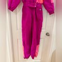 Inside Edge Women’s Vintage One Piece Snow Ski Suit Magenta Pink Orange sz Med Photo 8