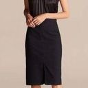 Rebecca Taylor  Tailored Navy Blue Mixed Media Sleeveless Dress sz 5 Photo 0