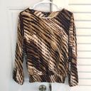 Liverpool  Animal Print Long Sleeve Blouse Photo 0