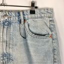 ZARA  Light Blue High Rise Distressed Denim Shorts 10 Photo 3