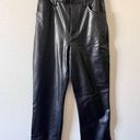 Abercrombie & Fitch  90s Ultra High Rise Curve Love Pants Vegan Leather Size 28 Photo 1