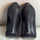 Ecco  Danish Design Womens Black Suede Heels Size EU40/9.5US Photo 3